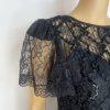 Vintage Shuet Young Dress Size 9/10 Lace Sequin Tea Party Evening Chic Gothic