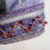 Vintage Sandy Starkman Artsy Jacket M Embroidered Crochet Patchwork Gray Pink