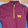 Washington Commanders NFL Team Apparel Sweatshirt L Men Half Zip Thermal Fleece