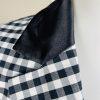 10-6918.jpg GUESS Los Angeles Black White Cotton Stretch Professional Elegant Blazer Size 4