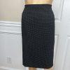 10-692.jpg Le Suit Women Polyester Skirt Suit Size 14 Black White Notch Collar Lined 2PC