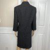 10-694.jpg Le Suit Women Polyester Skirt Suit Size 14 Black White Notch Collar Lined 2PC