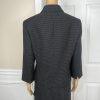 10-695.jpg Le Suit Women Polyester Skirt Suit Size 14 Black White Notch Collar Lined 2PC