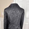Studio By Liz  Claiborne Polyester Nylon Lace Skirt Suit Size 14 Black  2 PC New