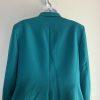 Nine West Viscose Spandex Dress Suit Size 12 Green Lined Cocktail Crepe 2PC