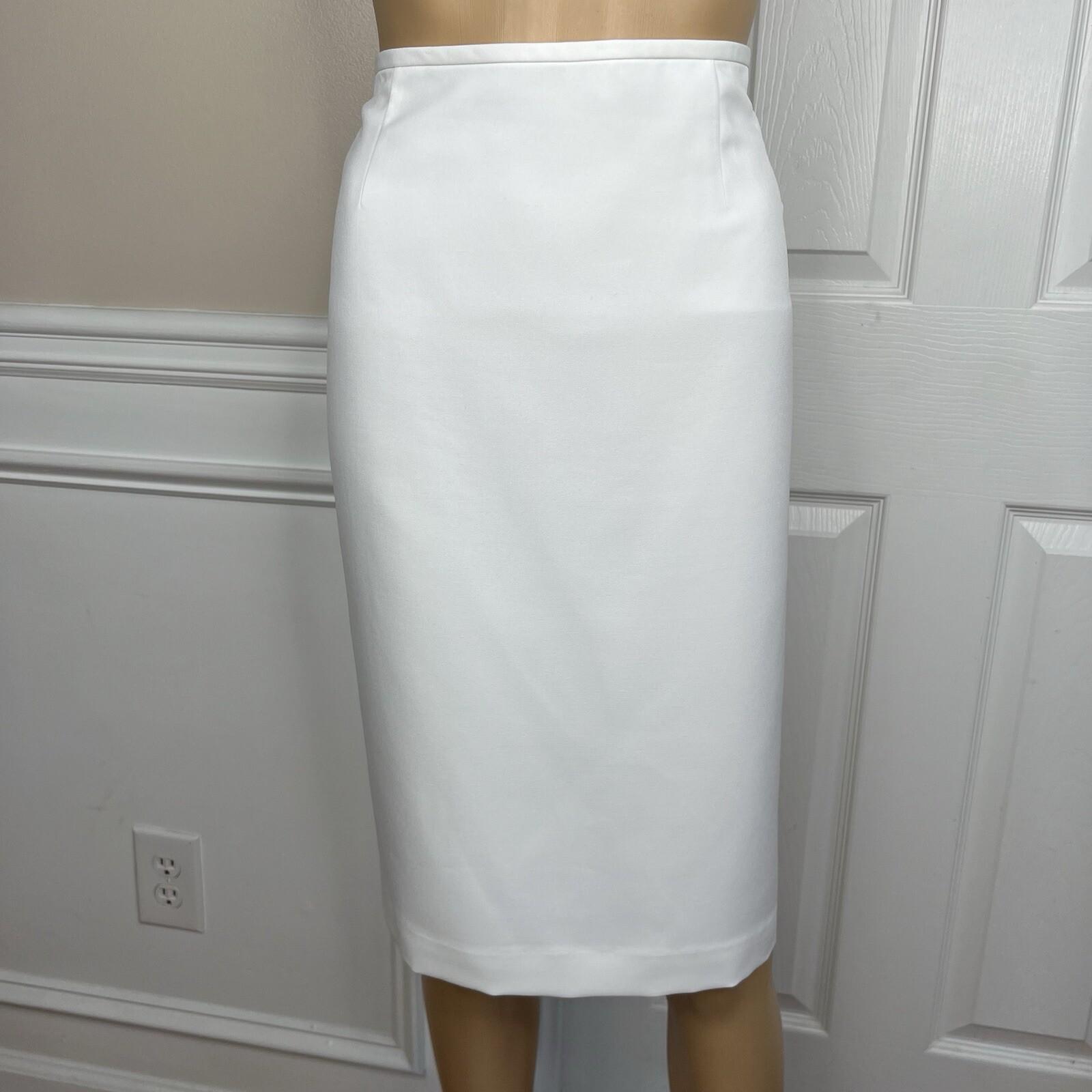 Le Suit Polyester Skirt Suit Size 12 Pink White Collarless Lined Cocktail 2PC
