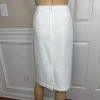 Le Suit Polyester Skirt Suit Size 12 Pink White Collarless Lined Cocktail 2PC
