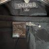 Tahari Wool Skirt Suit Size 10 Black Striped Peak Collar Classic Minimalist 2PC