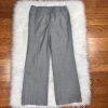10-7119.jpg Nine West Polyester Rayon Stretch Pant Suit 10 Gray Notch Collar Business 2PC