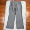 10-7120.jpg Nine West Polyester Rayon Stretch Pant Suit 10 Gray Notch Collar Business 2PC