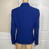 Kasper Polyester Stretch Pant 8  Suit 10 Blue Lined Slim Fit Notch Collar 2PC