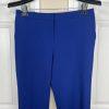 Kasper Polyester Stretch Pant 8  Suit 10 Blue Lined Slim Fit Notch Collar 2PC
