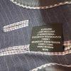 Beverly Hills Polo Club Men Blue Striped Suit 50R Pant 40R Flat Front 2 Button