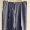Beverly Hills Polo Club Men Blue Striped Suit 50R Pant 40R Flat Front 2 Button