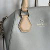 Kate Spade NY Parnell Street Mini Pippa Leather Satchel Handbag Light Gray