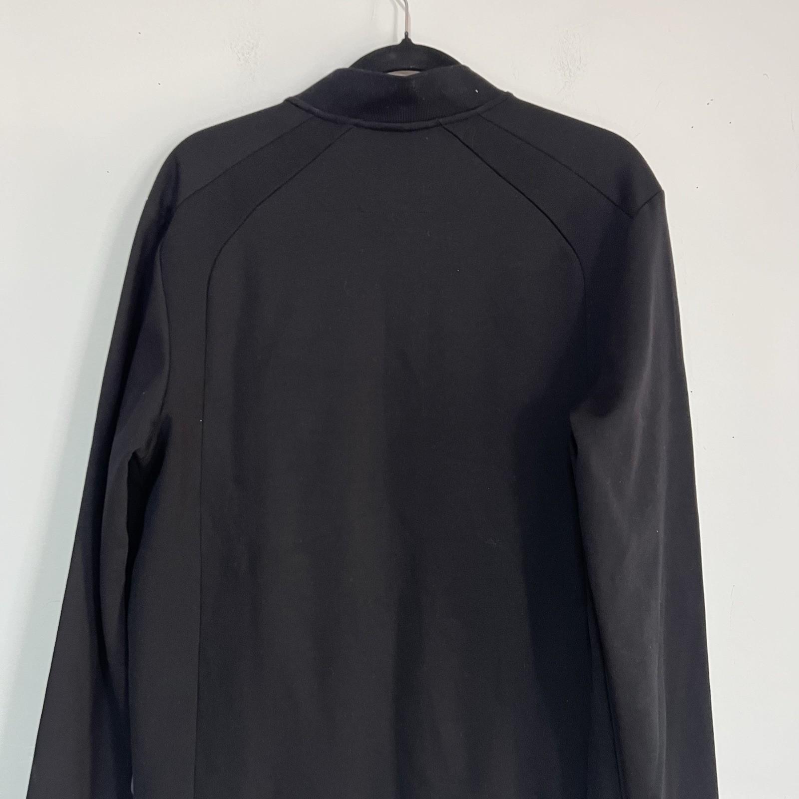 Hugo Boss Porsche Men Full Zip Sweater Jacket Size M Black Long Sleeve Cotton