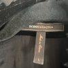 BCBG MaxAzria Poncho Velvet Bolero Size L Black Pintuck Whimsygoth Silk Top
