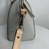 Kate Spade NY Parnell Street Mini Pippa Leather Satchel Handbag Light Gray
