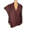 LE SUIT Burgundy Polyester Mismatch Career Pant 14 Suit 16 Timeless Notch 2PC