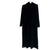 Jacqueline Ferrar Vintage A Line Dress Size 14 Slim Black Velvet High Neck