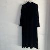 Jacqueline Ferrar Vintage A Line Dress Size 14 Slim Black Velvet High Neck