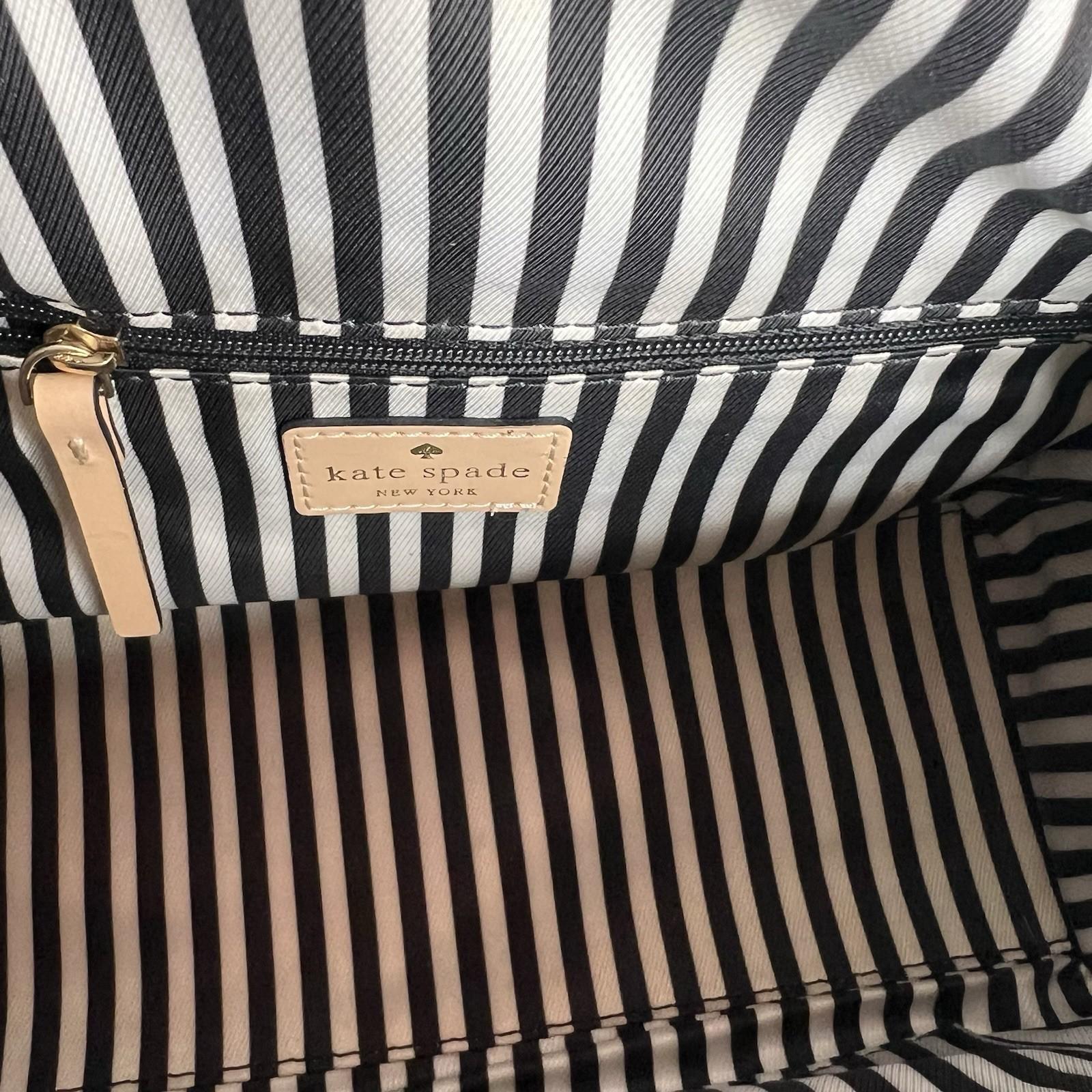 Kate Spade NY Parnell Street Mini Pippa Leather Satchel Handbag Light Gray