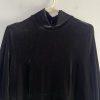 Jacqueline Ferrar Vintage A Line Dress Size 14 Slim Black Velvet High Neck