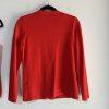 Kasper Women Sweater Set Tank & Cardigan Rayon Nylon Size S Orange Tight knit