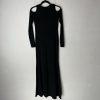 Lip Service Skeleton Bone Stretch Dress Size M Whimsigoth Witchy Cold Shoulder