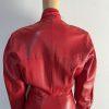 Michael Hoban North Beach Leather Vtg Soft Leather Dress M Zip Up Glam Timeless
