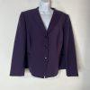 10-7401.jpg Tahari ASL Polyester Rayon Stretch Skirt Suit 16W 3/4 Sleeves Pencil Collar less