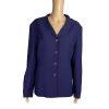 LE SUIT Women 1PC Purple Polyester Lined Notch Collar Career Blazer Size 16