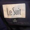 LE SUIT Women 1PC Purple Polyester Lined Notch Collar Career Blazer Size 16