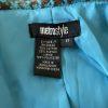 METROSTYLE 1PC Tweed Blue Black Ruffle Shawl Collar Blazer Jacket Size 6T