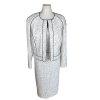 John Meyer Polyester Dress Suit Size 10 Flecked Multicolor Collarless  New