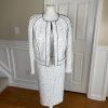 John Meyer Polyester Dress Suit Size 10 Flecked Multicolor Collarless  New
