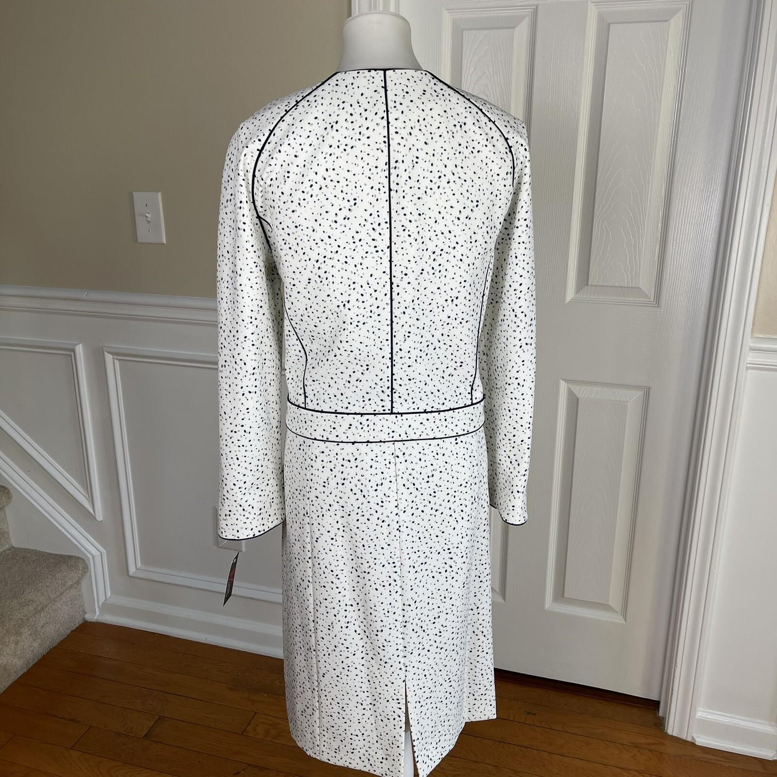 John Meyer Polyester Dress Suit Size 10 Flecked Multicolor Collarless  New