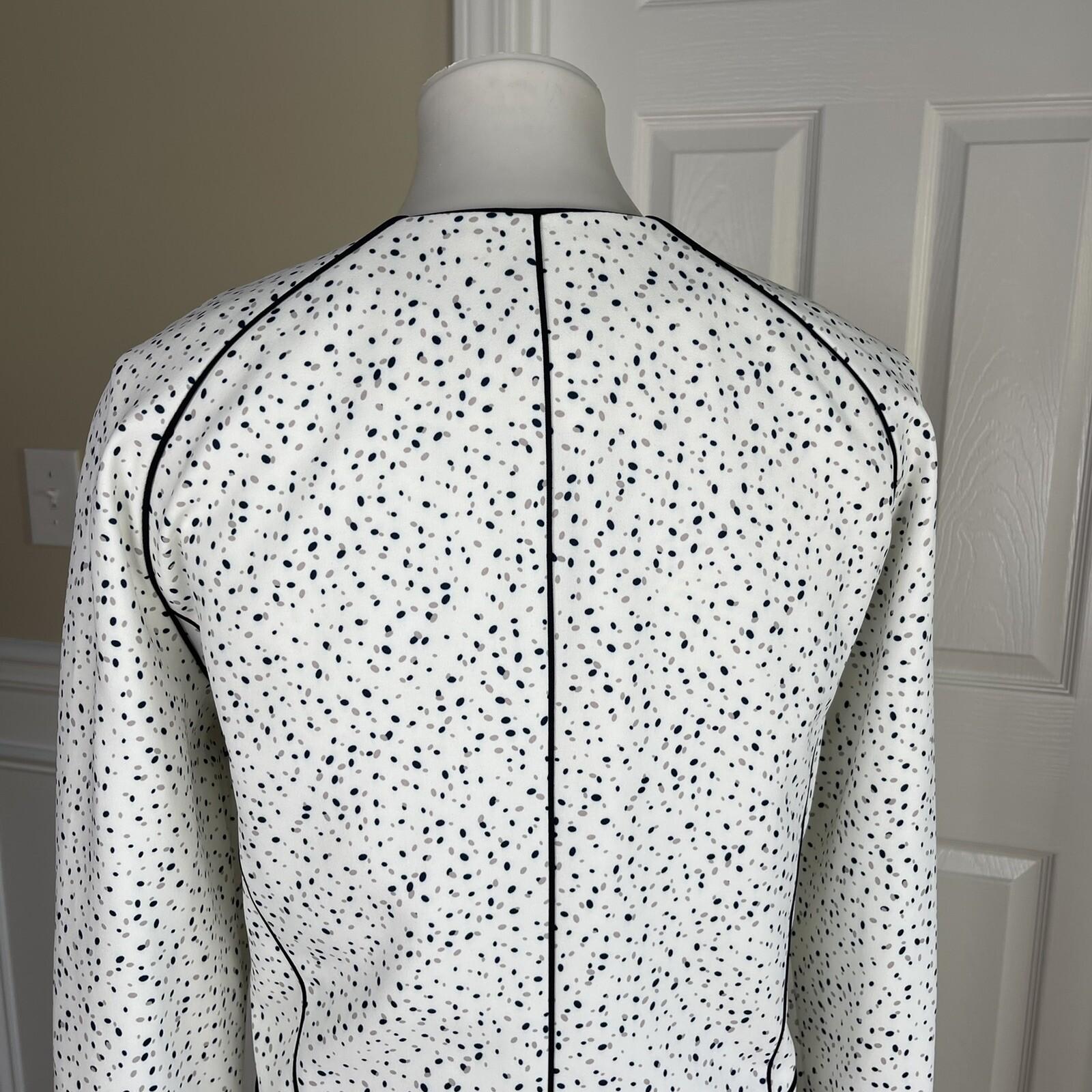 John Meyer Polyester Dress Suit Size 10 Flecked Multicolor Collarless  New