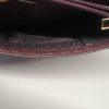 Salvatore Ferragamo Gancini Continental Long Wallet Maroon Saffiano Leather