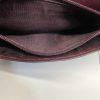 Salvatore Ferragamo Gancini Continental Long Wallet Maroon Saffiano Leather