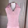 Tadashi Shoji Vintage  Formal Dress Size L Maxi Nylon Lycra Pink Sleeveless