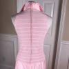 Tadashi Shoji Vintage  Formal Dress Size L Maxi Nylon Lycra Pink Sleeveless