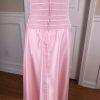 Tadashi Shoji Vintage  Formal Dress Size L Maxi Nylon Lycra Pink Sleeveless