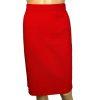 St. John Collection Tight Knit Stretch Skirt Size 4 Red Pencil Quiet Luxury