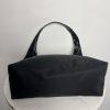 10-7598.jpg Longchamp Nylon Black Horse Pattern Rare Shoulder Tote Handbag
