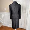 DANILLO Skirt Suit Size 14 Polyester Black Lined Single Breasted Tiered 2PC