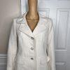 New LE SUIT Women 2PC Champagne Polyester Metallic Cocktail Skirt Suit Size 10