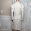 New LE SUIT Women 2PC Champagne Polyester Metallic Cocktail Skirt Suit Size 10