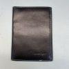 Salvatore Ferragamo Leather Passport Credit Cards Holder Wallet Black Made Italy