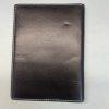 Salvatore Ferragamo Leather Passport Credit Cards Holder Wallet Black Made Italy